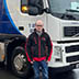 Matthew Carmill passes his LGV Class 1 test